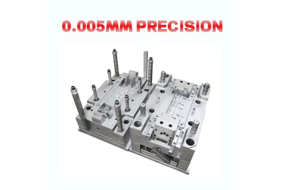 Plastic Enclosure Brass M3 M5 M8 Thread Insert Molded Double Color Injection Molding Overmolding Plastic Box Mold