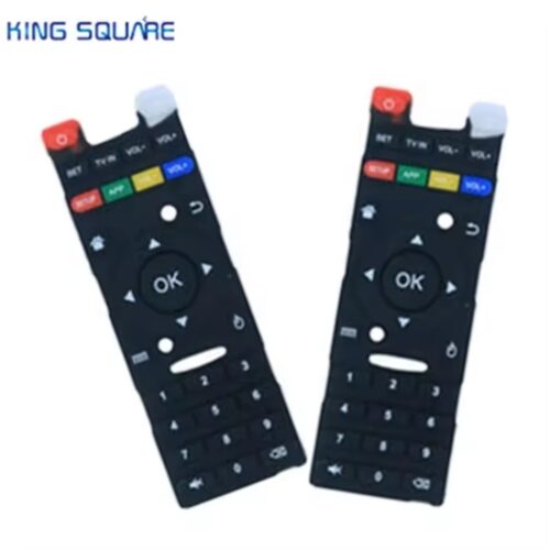 Waterproof Backlit Spray Silicone Rubber Switch Keypad Molding Buttons De Epoxy Silicon Keyboard for TV Remote Control