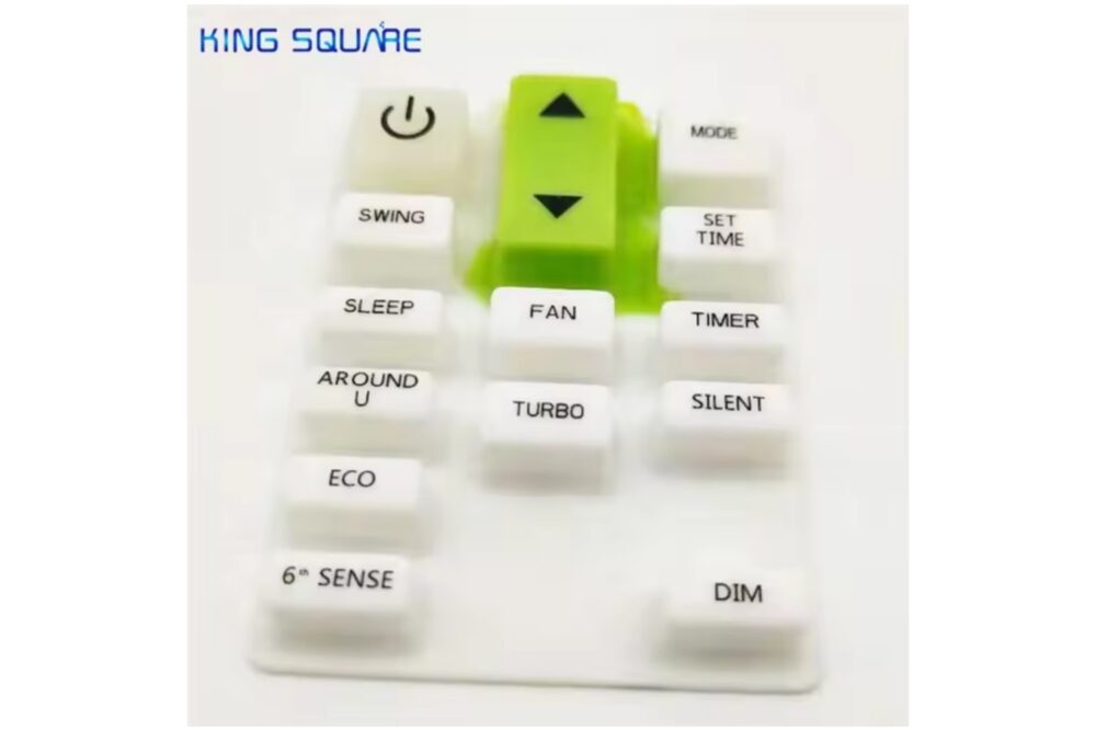 Waterproof Backlit Spray Silicone Rubber Switch Keypad Molding Buttons De Epoxy Silicon Keyboard for TV Remote Control