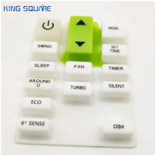 Waterproof Backlit Spray Silicone Rubber Switch Keypad Molding Buttons De Epoxy Silicon Keyboard for TV Remote Control