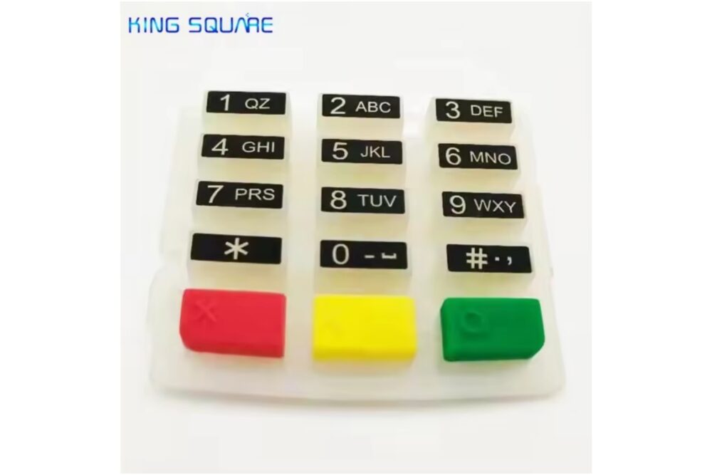 Waterproof Backlit Spray Silicone Rubber Switch Keypad Molding Buttons De Epoxy Silicon Keyboard for TV Remote Control