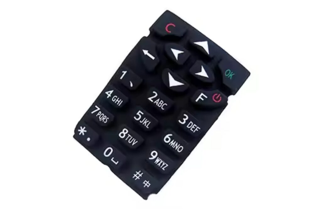 Custom Silicone Rubber Keypad for PC Keyboard, Rubber Keyboard with Cover, Medical Silicone Buttons, Home Security Keyboard