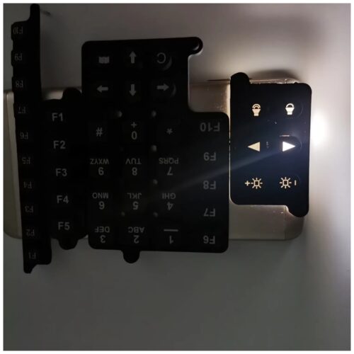 OEM Products Silicone Mold Silicone Impermeable Tetrahedral Backlit Calculator Personalized Silicone