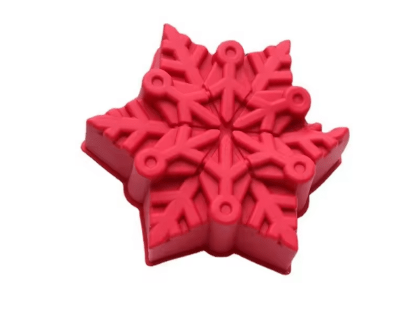 OEM Snowflake Christmas Silicone Cake Mold Pastry Baking Decorating Tool Christmas Tree Bread Biscuit Ice Cream Mold