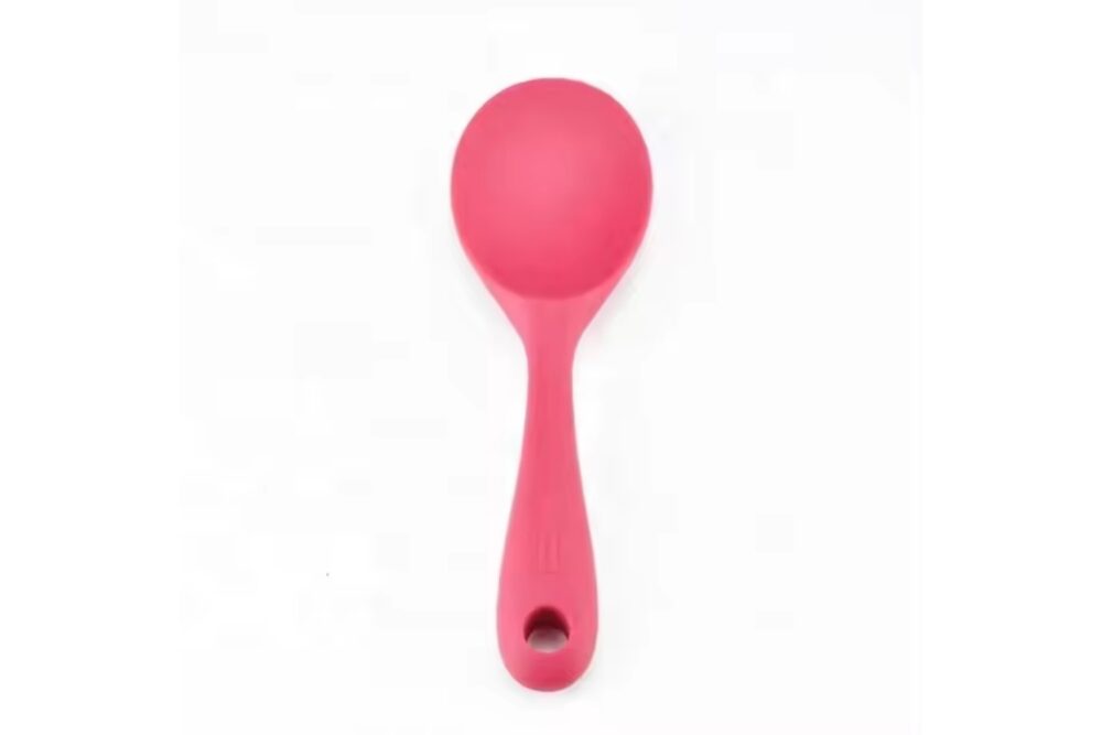 OEM Heat Resistant Food Service Spoon Silicone Rice Paddle Spatula Home Kitchen Tools Silicone Rice Spoon