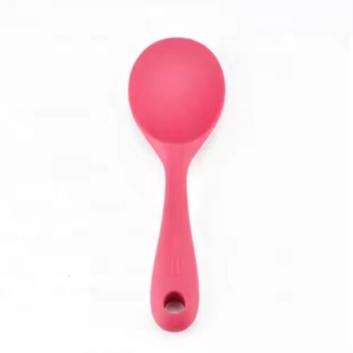 OEM Heat Resistant Food Service Spoon Silicone Rice Paddle Spatula Home Kitchen Tools Silicone Rice Spoon