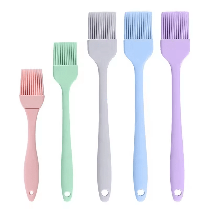 Personalized Heat Resistant Silicone Tools Desserts Baking Brush Removable Oil Non-Stick Cooking Silicone Brush