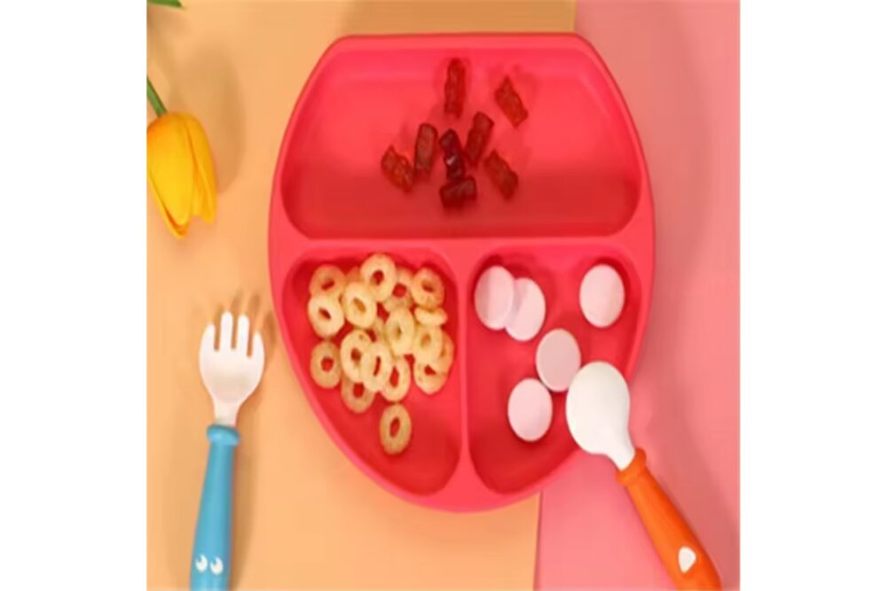 OEM liquid silicone rubber mold for injection molding LSR parts liquid silicone baby tableware LSR products for baby lunch box