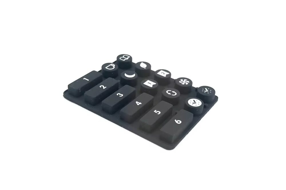 rubber mold supplier customized silicone rubber rubber button keypad OEM silicone keypad for home alarm system