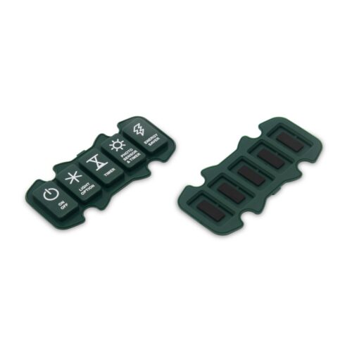 Molded Rubber Buttons Custom Silk Screen Printed Anti-Static Automotive Electronic Silicone Keypads Silicone Molding Parts